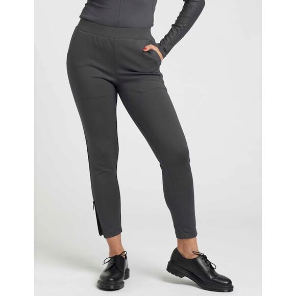 NWT Universal Standard Moro Pocket Signature Ponte Zipper Skinny Pants Size 3XS - Picture 2 of 7